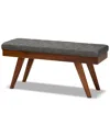Design Studios Dnu  Alona Medium Dining Bench In Gray
