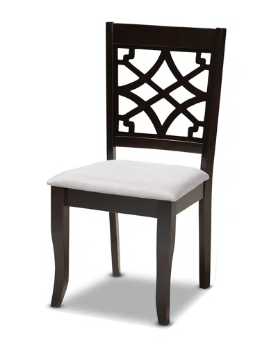 Design Studios Dnu  Set Of 4 Mael Modern And Contemporary Wood Dining Chairs