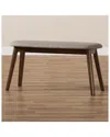 Design Studios Easton Bench In Brown