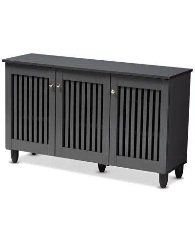 Design Studios Fernanda 3-door Shoe Storage Wide Cabinet