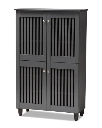 Design Studios Fernanda 4-door Shoe Storage Cabinet