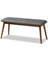 Design Studios Flora Ii Mid-century Modern Dining Bench