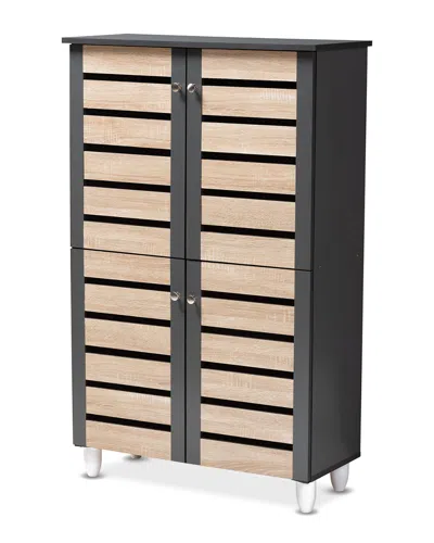 Design Studios Gisela 4-door Shoe Storage Cabinet
