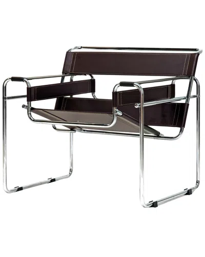 Design Studios Jericho Leather Accent Chair