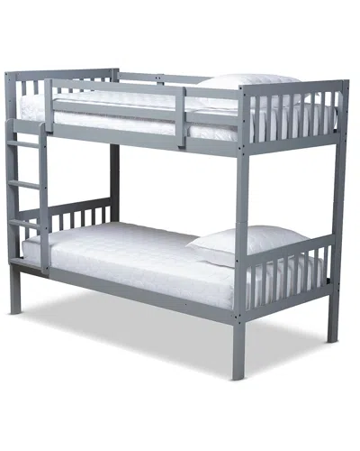 Design Studios Jude Modern And Contemporary Twin Size Bunk Bed