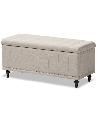 Design Studios Kaylee Storage Ottoman Bench In Neutral