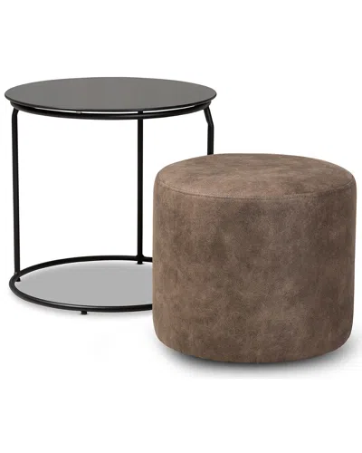 Design Studios Kira 2pc Ottoman Set