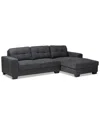 Design Studios Langley Sectional Sofa In Gray