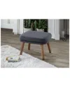 Design Studios Lovise Ottoman In Gray