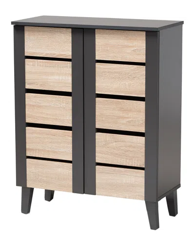 Design Studios Melle 2-door Wood Entryway Shoe Storage Cabinet