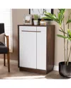 Design Studios Mette Mid-century Modern 5-shelf Wood Entryway Shoe Cabinet