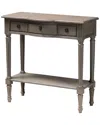 Design Studios Noelle Finished 1-drawer Wood Console Table