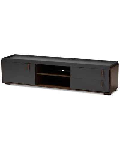 Design Studios Rikke Wood 2-drawer Tv Stand In Black