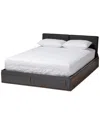 Design Studios Rikke Wood Platform Storage Bed