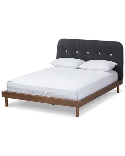 Design Studios Sadie Full Platform Bed In Brown