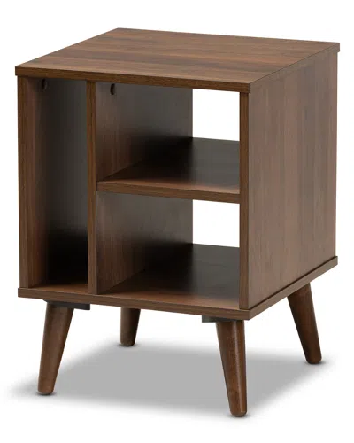 Design Studios Sami End Table In Brown