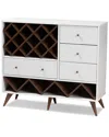 Design Studios Savino Wine Cabinet In White
