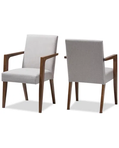 Design Studios Set Of 2 Andrea Armchairs In Black