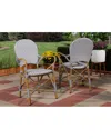 Design Studios Set Of 2 Seva Indoor & Outdoor Bistro Dining Chairs