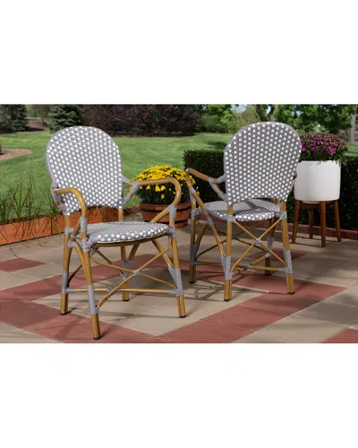 Design Studios Set Of 2 Seva Indoor & Outdoor Bistro Dining Chairs