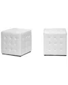 Design Studios Set Of 2 Siskal Cube Ottomans