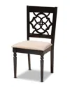 Design Studios Set Of 4 Renaud Modern And Contemporary Wood Dining Chairs