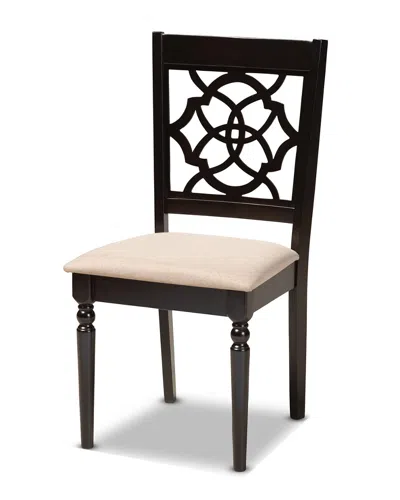 Design Studios Set Of 4 Renaud Modern And Contemporary Wood Dining Chairs