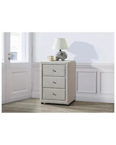 Design Studios Tessa 3-drawer Nightstand