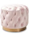 Design Studios Valeria Ottoman In Pink