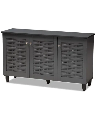 Design Studios Winda 3-door Shoe Storage Cabinet
