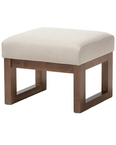 Design Studios Yashiya Ottoman Stool In Neutral