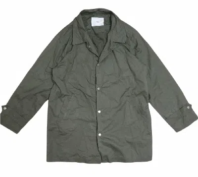 Pre-owned Designer Army Green Sinclo Long Jacket