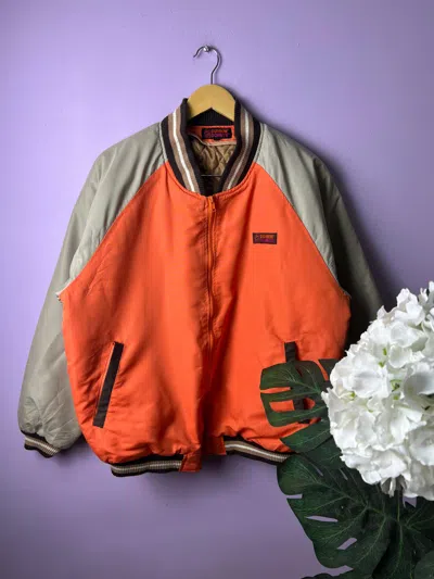 Pre-owned Designer Dunkin Donuts Quilted Jackets In Orange
