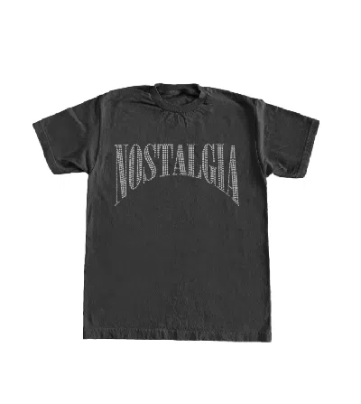 Pre-owned Designer Nostalgia Faded Rhinestone Tee