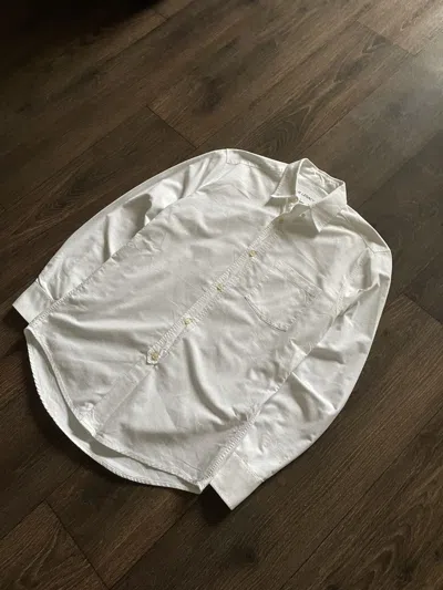 Pre-owned Designer Our Legacy Classic White Oxford Shirt