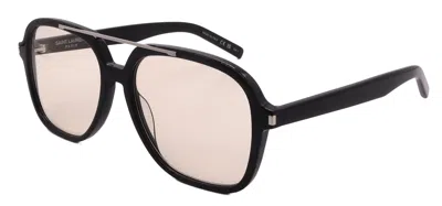 Designer Saint Laurent Sunglasses Sl 545-001-58-16-145 Non-polarized In Black
