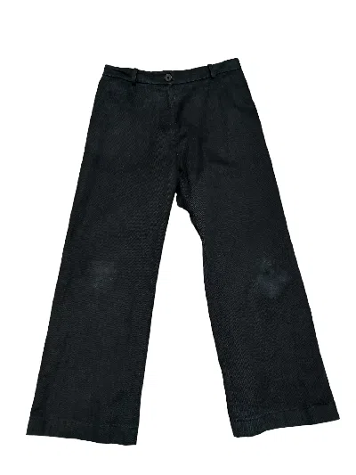 Pre-owned Designer Studio Nicholson Baggy Pants Made In Portugal  In Black