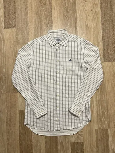 Pre-owned Designer Vivienne Westwood Shirt Button Up In White