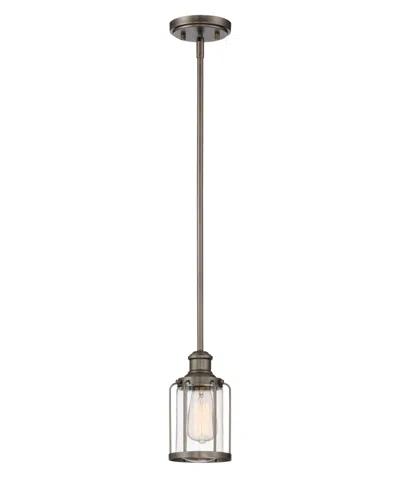 Designer's Fountain Anson Mini Pendant In Brown