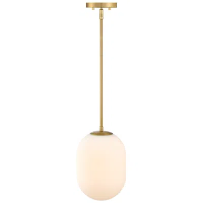 Designer's Fountain Noor 60 Watt 1-light Brushed Gold Modern Pendant Light In Multi