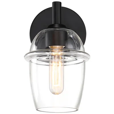 Designer's Fountain Summer Jazz 5.5 In. 1-light Matte Black Wall Sconce Light