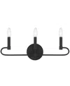 Designer's Fountain Summit 20" Metal 3 Light Vanity In Matte Black