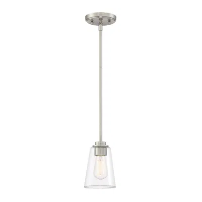Designer's Fountain Westin 1 Light Mini Pendant In Silver