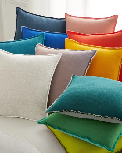 Designers Guild Brera Lino Pillow In Jade