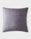 Designers Guild Chenevard Silver & Slate Euro Sham In Silver