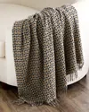 Designers Guild Clarendon Merino Wool Throw, 55" X 73" In Brown