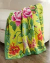 Designers Guild Eleonora Linen Throw, 51" X 71" In Alchemilla