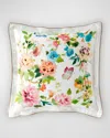 Designers Guild Fiore D'acqua Peony Reversible Euro Sham In Peony