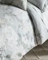 Designers Guild Fleur Blanche Platinum King Duvet Cover In Platinum