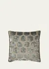 Designers Guild Manipur Azure Pillow In Silver